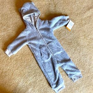 Hooded Sherpa Jumpsuit NEW